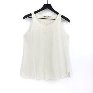 MICHAEL STARS Supima Cotton Tank Off White O/S